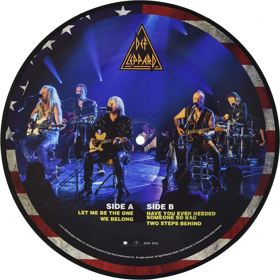 Def Leppard Acoustic In Vegas (Vinyl) 10" Single Picture Disc (UK IMPORT) - Image 2 of 2