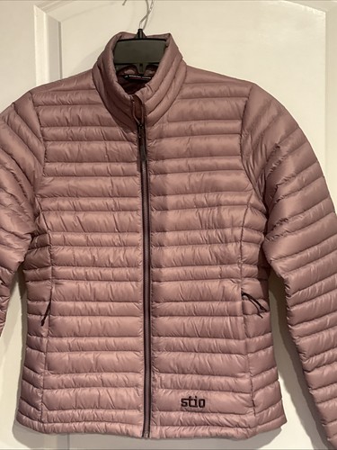 NUEVO CON ETIQUETAS Stio Piñón Plumón Suéter Chaqueta Prendas exteriores 800 Berry Smoke Para mujer Talla XL - Imagen 2 de 6