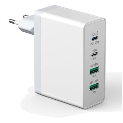 USB C Ladegerät Schnellladen 140W GaN 4-Port Multi Gerät