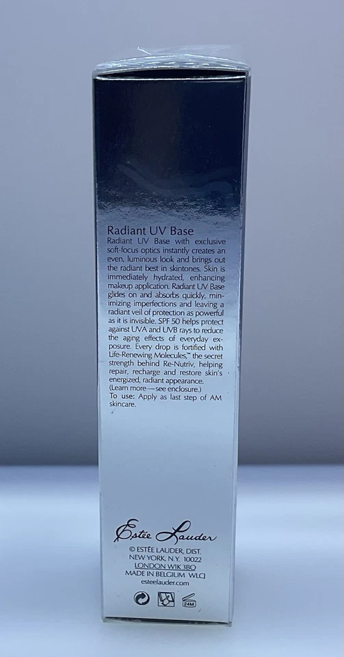 Estee Lauder Re-Nutriv Radiant UV Base Broad Spectrum SPF50 - Size 1 Oz. / 30ml - Image 4 of 4