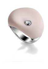 Anello BREIL collezione SENSE OF TOUCH in acciaio con pietre per donna