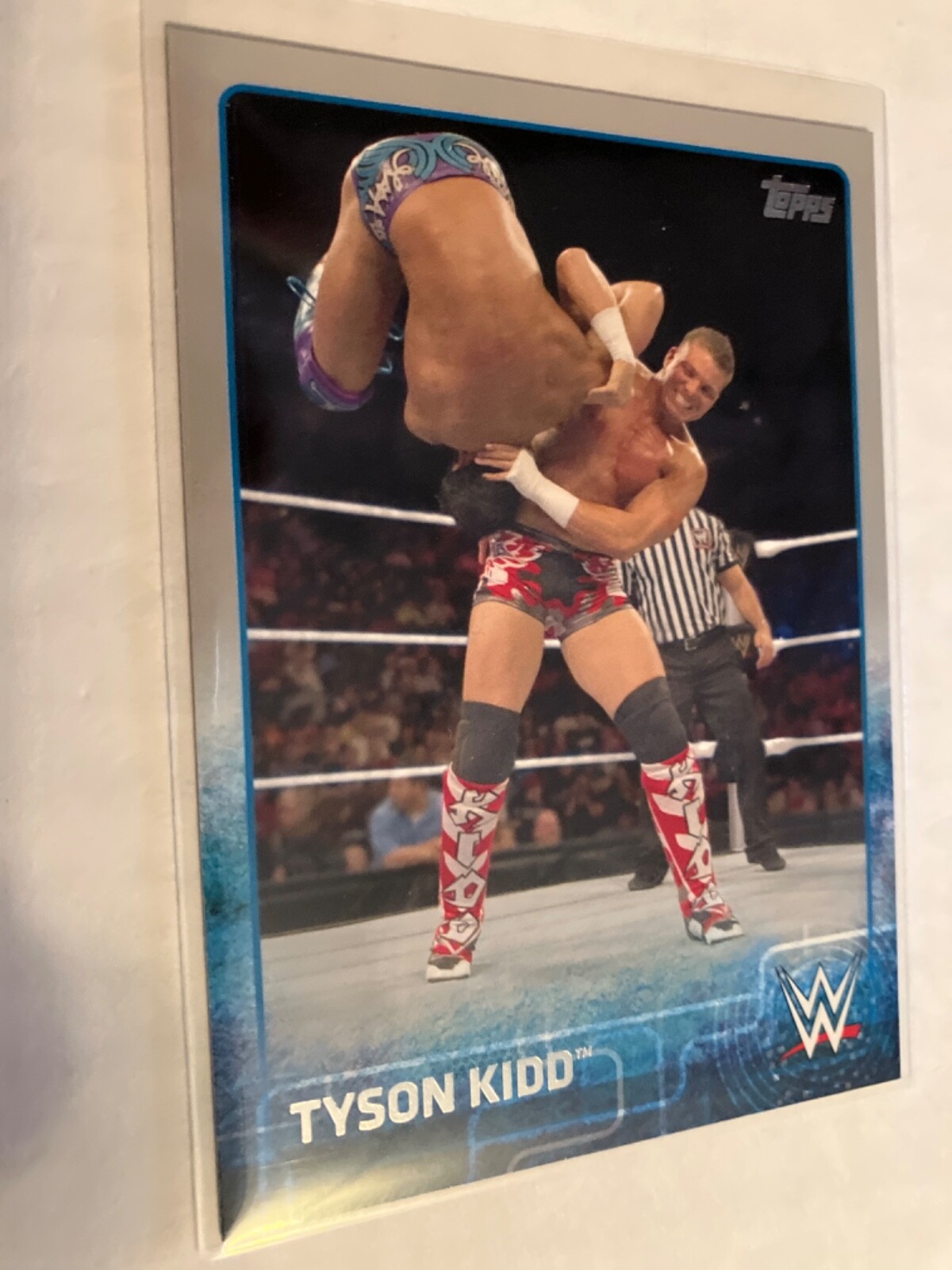 Tyson Kidd 2015 topps silver parallel insert wrestling card see scan