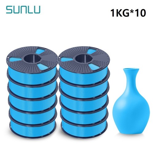 Filament d'imprimante 3D SUNLU PETG 1,75 mm PETG 1 KG/rouleau +/-0,02 mm multicolore sans nœud - Photo 40/228