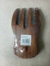 Lipper International Acacia Wood Salad Hands/Forks Shrink Wrapped New