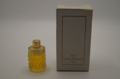 dm39) Vintage Duft Miniatur Glas Flakon Eau de Louis Féraud Paris OVP