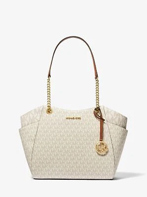Michael Kors Jet Set Viaggio Lg Catena Spalla Vaniglia Prezzo al dettaglio al dettaglio $558
