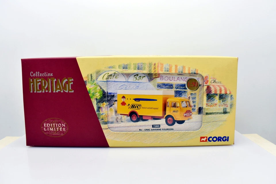 Modellino Camion scala 1:50 Bic UNIC saverne fourgon Corgi diecast modellismo - Immagine 2 di 4
