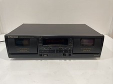 Pioneer CT-W770 Auto Reverse Stereo Dual Cassette Tape Deck Record Dolby