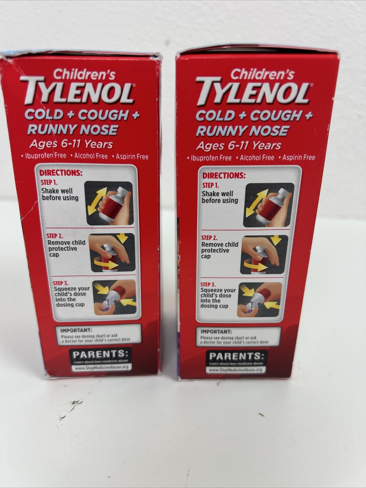 (2) Children's Tylenol Grape Cold+Cough+Runny Nose LiquidExp 02/25 eBay