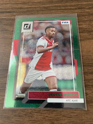 2023 DONRUSS SOCCER Devyne Rensch AFC Ajax GREEN FOIL PARALLEL