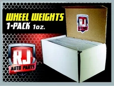 1 - 9 LB BOX WHEEL WEIGHTS - 1 OZ. STICK-ON ADHESIVE TAPE 144 PIECES