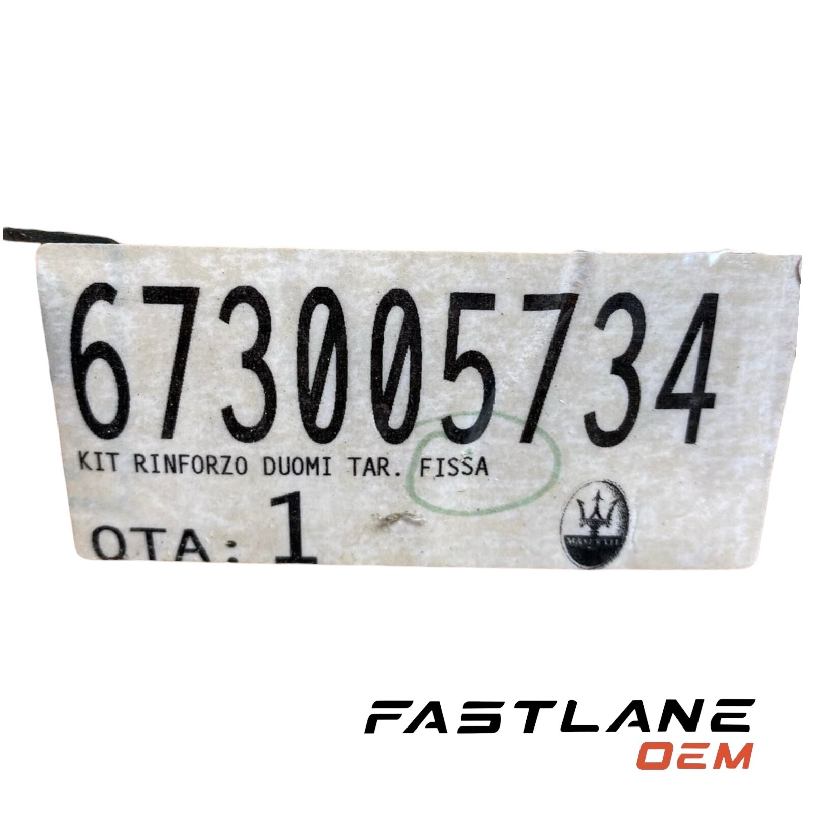 2004-2008 MASERATI DOME REINFORCED KIT NEW OEM 673005734