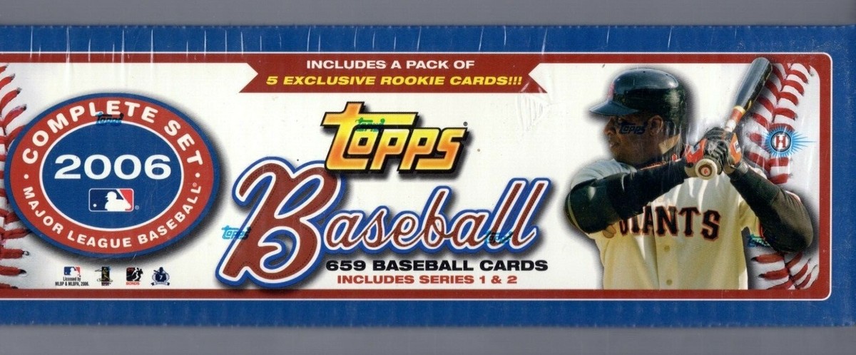 2006 TOPPS BASEBALL COMPLETE FACTORY SEALED HOBBY SET 1-660