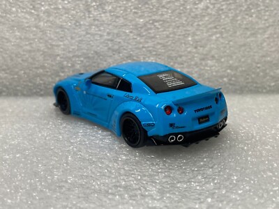 MINIGT 1/64 4 LB WORKS Nissan GT-R (R35) Light Blue MGT00004