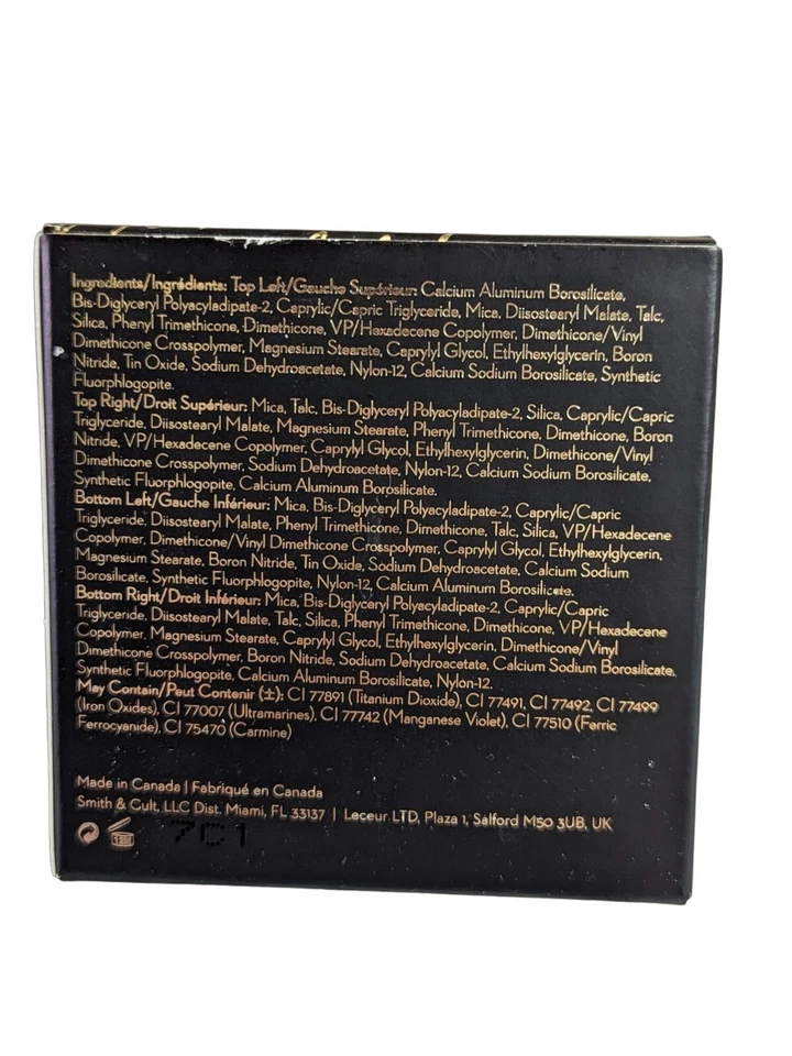 Smith and Cult Book of Eyes Eye Quad Palette Ice Tears New In Box Melancholy - Image 2 of 4