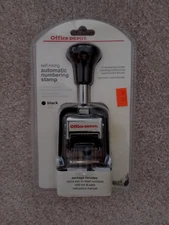 Office Depot Self Inking BLACK Automatic Numbering Stamp 841596 NEW in PKG