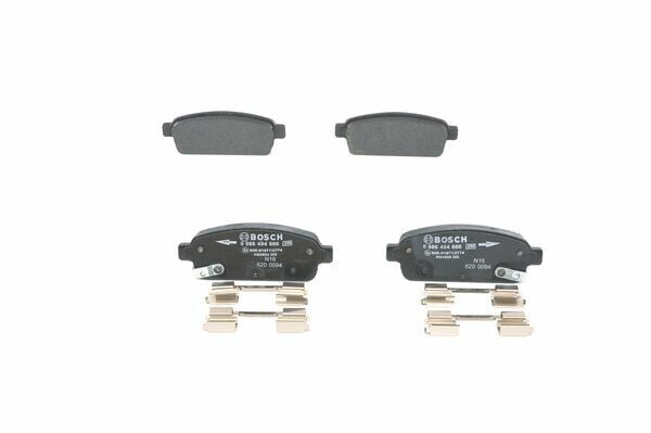 Bosch BremsbeläGe Hinten (0 986 494 666) FüR Opel Zafira Tourer C Mk III Astra-image