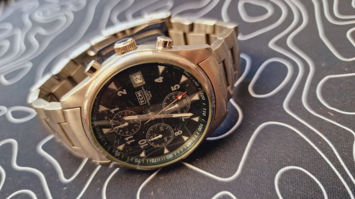 Tcm Chronograph Tcm Armbanduhr Herren TCM Uhr Stainless