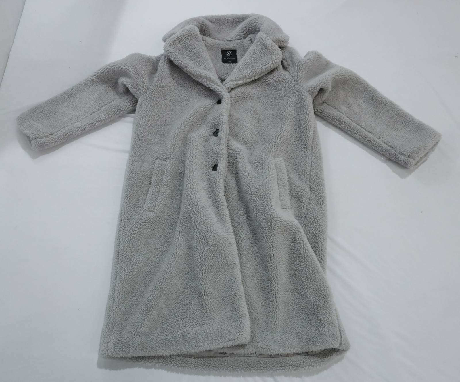 Teddy Bear Coat CD4 Grey 