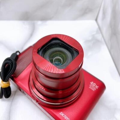 Excellent 5+Canon PowerShot SX720 HS-Red Compact Digital Camera