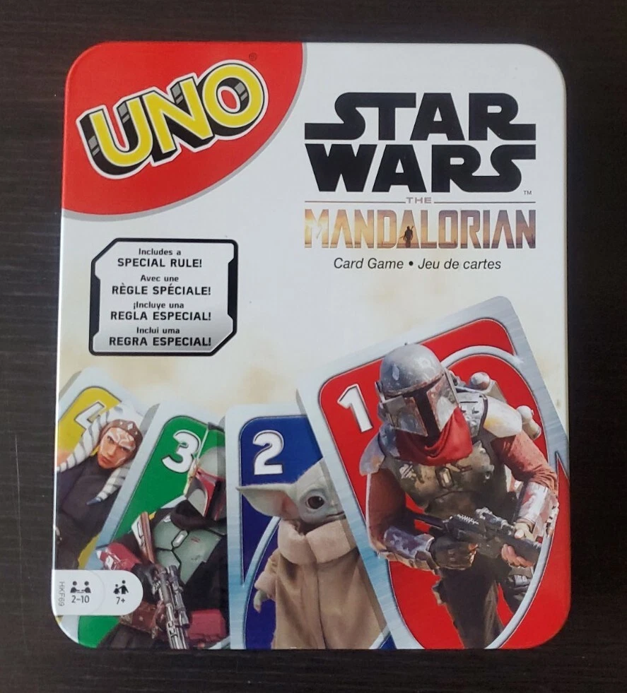 Uno Star Wars The Mandalorian Jogo De Cartas Original Mattel