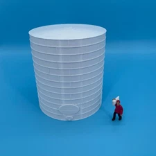 NEW TALL FUEL TANK OIL TANK - HO Scale 1:87 - 8 Sizes AVAILABLE Color: White USA