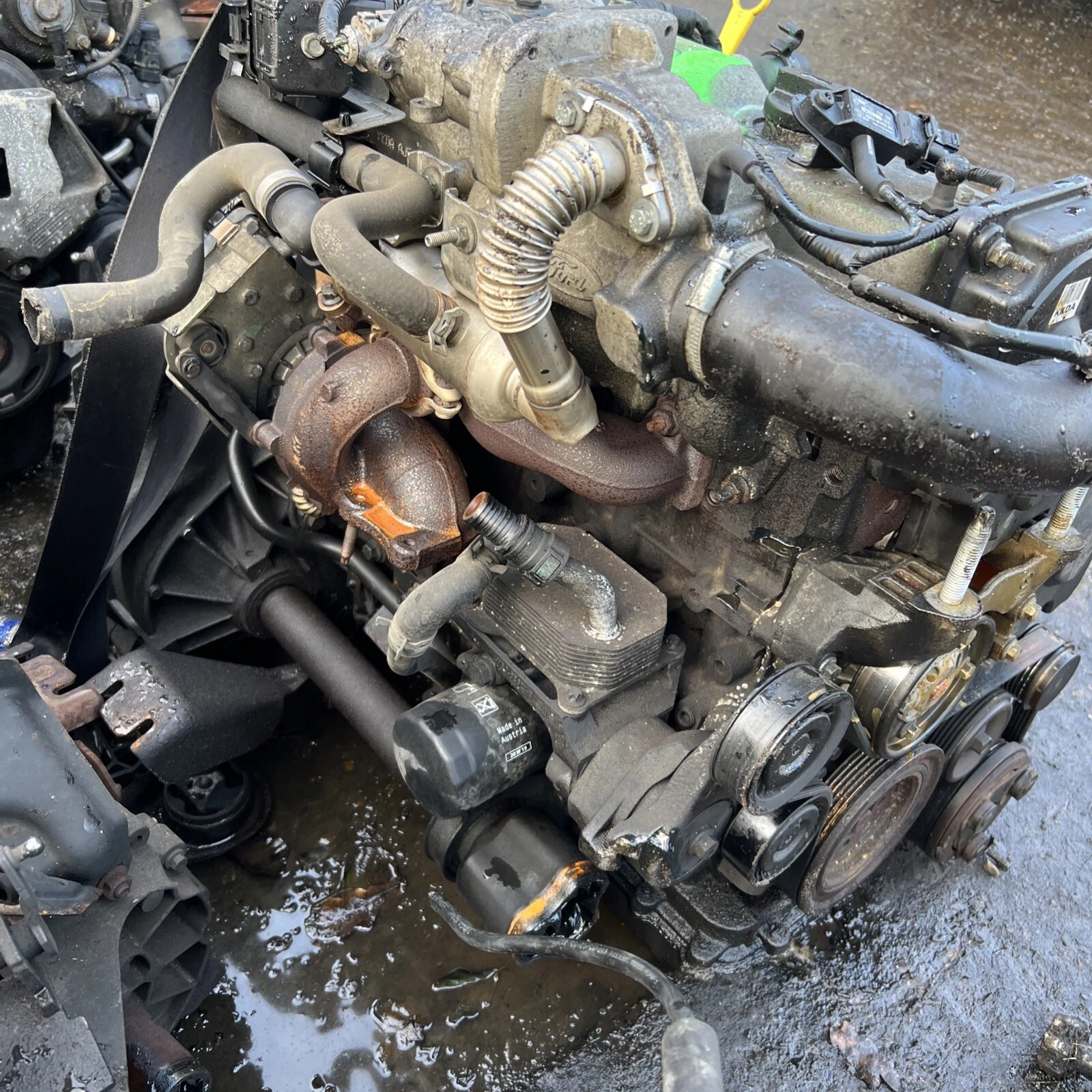 2007 FORD ENGINE COMPLETE 1.8 TDCI FITS CONNECT GALAXY C MAX FOCUS KKDA - Picture 2 of 3