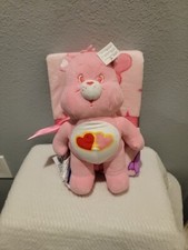 Care Bears Valentines Plush Throw Blanket In Hand Ready to Ship New TikTok Viral