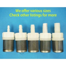 Pump Filter Mesh Strainer Hose Barb Fitting Impurity 1/8" 1/4 5/16 3/8 1/2 inch
