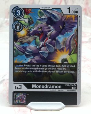 Digimon Card - Monodramon EX2-030 U Digital Hazard - NM/M | eBay