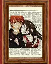 Tohru and Kyo Fruits Basket Dictionary Art Print Picture Poster Anime 