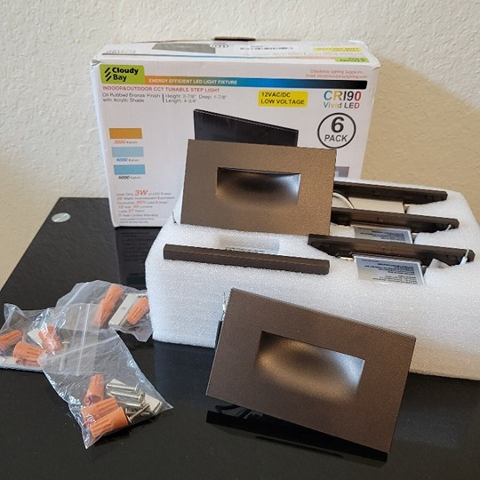 CLOUDY BAY 12V Low Voltage LED Step Light