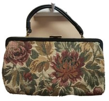 Theodor of California Vintage Tapestry Clutch Purse Handbag - 10 inch