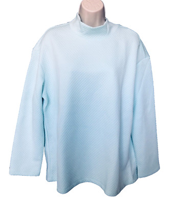 Active Essentials by Tchibo Size M/L Blue Long Sleeve Top Pullover Women's