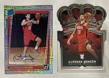 Alperen Sengun 2021-22 Donruss Choice Rated Rookie Autograph #219 + Crown Royale