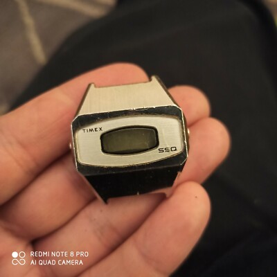 Montre Digitale Vintage Timex Pour Pièces Ou Réparation - Occasion Pour Collectionneurs Ou Bricoleurs