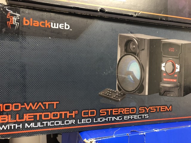 blackweb 50wt bluetooth stereo system