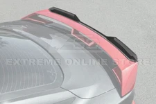 For 24-Up Ford Mustang GT CARBON FIBER Add-On Rear Spoiler Wickerbill Extension