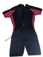 Wetsuit System Shorty 2 mm Small Black with red