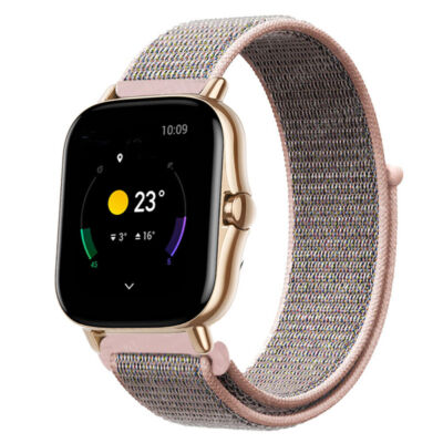 Nylon Watch Band Strap Fr Huami Amazfit GTR 3 GTS 3 2 2e GTS 2 Mini Bip Bracelet