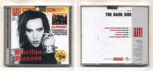 Cd ROCKSTAR Compilation Marilyn Manson Vol 13 The dark side NUOVO Slipknot prezzo ebay