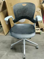 Herman Miller WC111 Caper Multitask Chair w/ Fixed Arms Black office desk 
