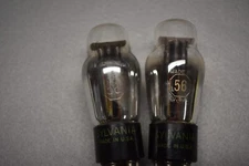 Type 56 Sylvania NOS NIB Audio Receiver  Power Amplifier Vacuum Tubes Tested 2