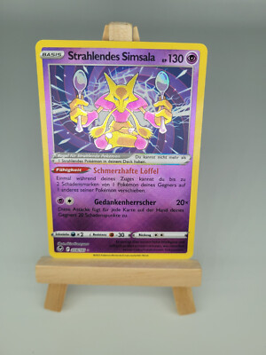 Pokemon Strahlendes Simsala 059/195 Silberne Sturmwinde NM Deutsch