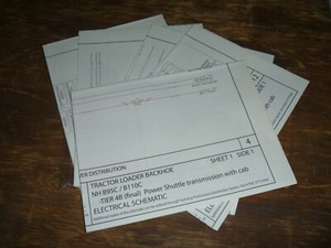 New Holland B95C Tractor Loader Backhoe Shuttle Wiring Diagram