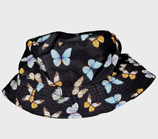 Butterflies Girls Bucket Hat 6" Diameter