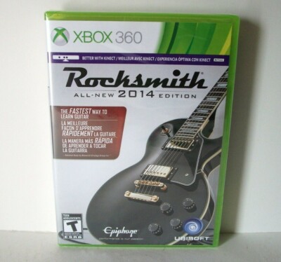 Rocksmith 2014 Edition (Microsoft Xbox 360) NEW Sealed Game Only No Guitar Cable