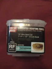 Grip-Rite 15° Coil Electro-Galvanized Roofing Nails - GRCR3TRC