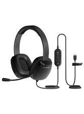 Cyber Acoustics AC-6014 USB-C Durable Headset And SP-2000 Blluetooth Combo