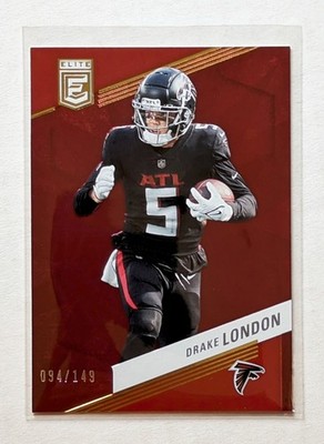 2023 Panini Donruss Elite Drake London Maroon /149 #36 Atlanta Falcons